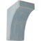 Ekena Millwork 5 1/4"W x 8"D x 10"H Clarksville Wood Vintage Decor Bracket, Driftwood Blue BKTWD05X08X10CVBU - alternate 1